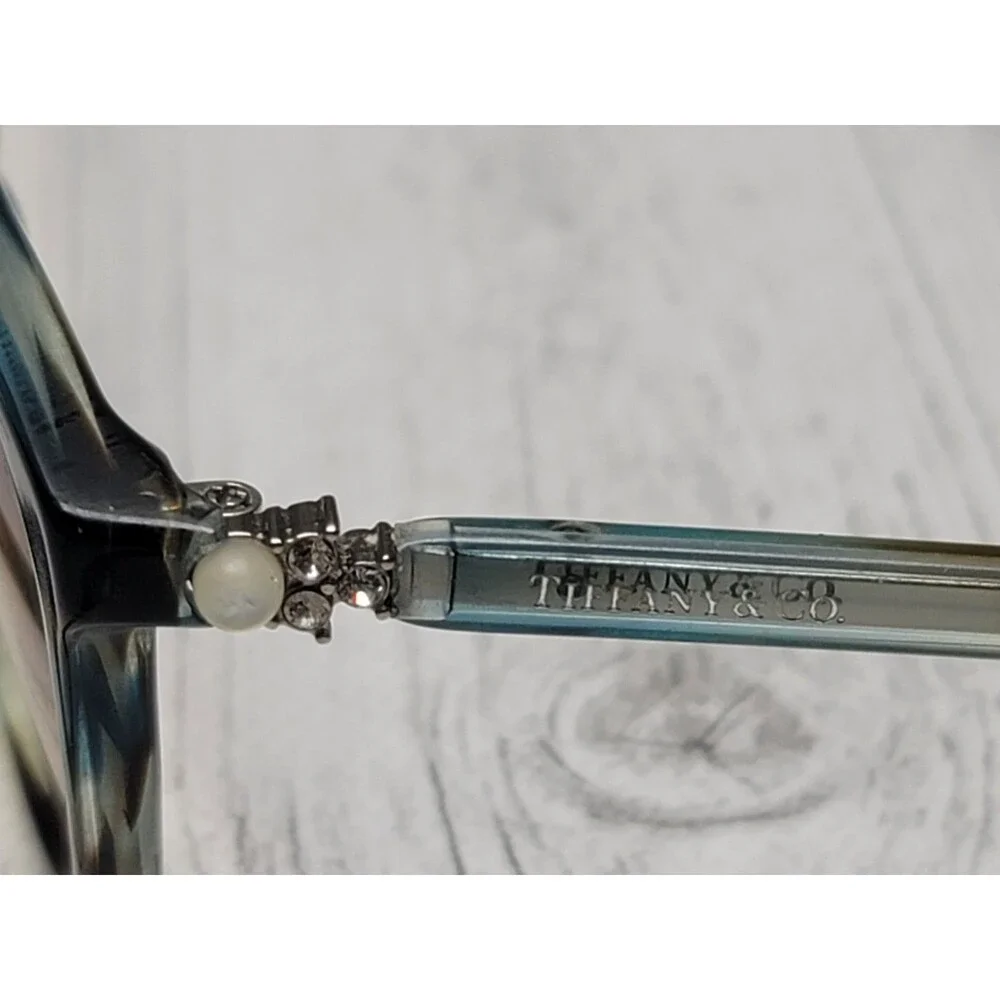 Tiffany & Co TF 2109-H-B 8124 51-17 140 Blue Brown Eyeglasses Frames Only Italy